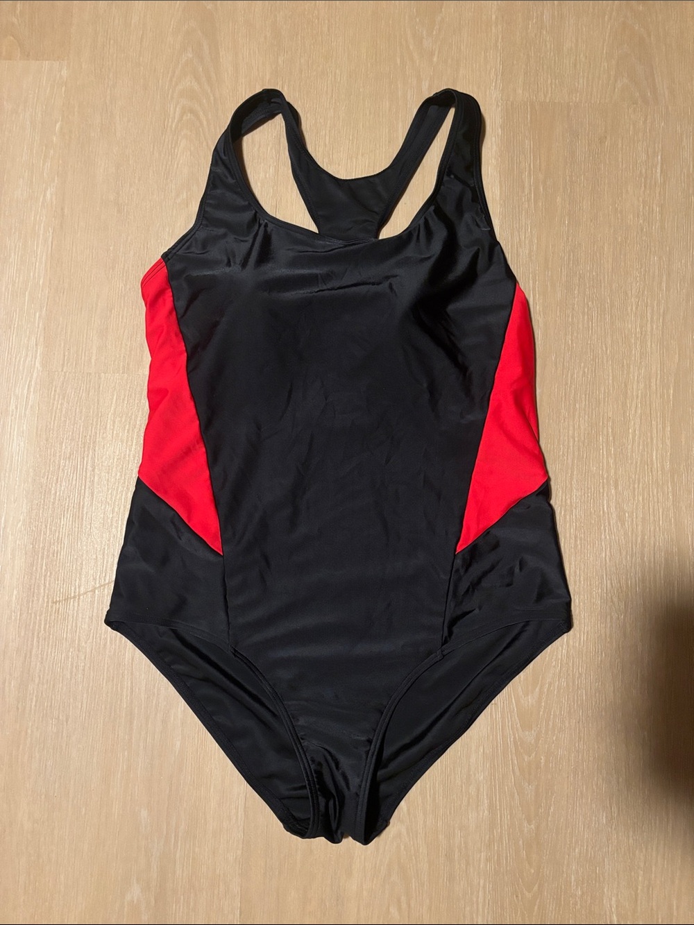 NWT Grand Everest Women’s Black One Piece Swimsuit with Red size XL